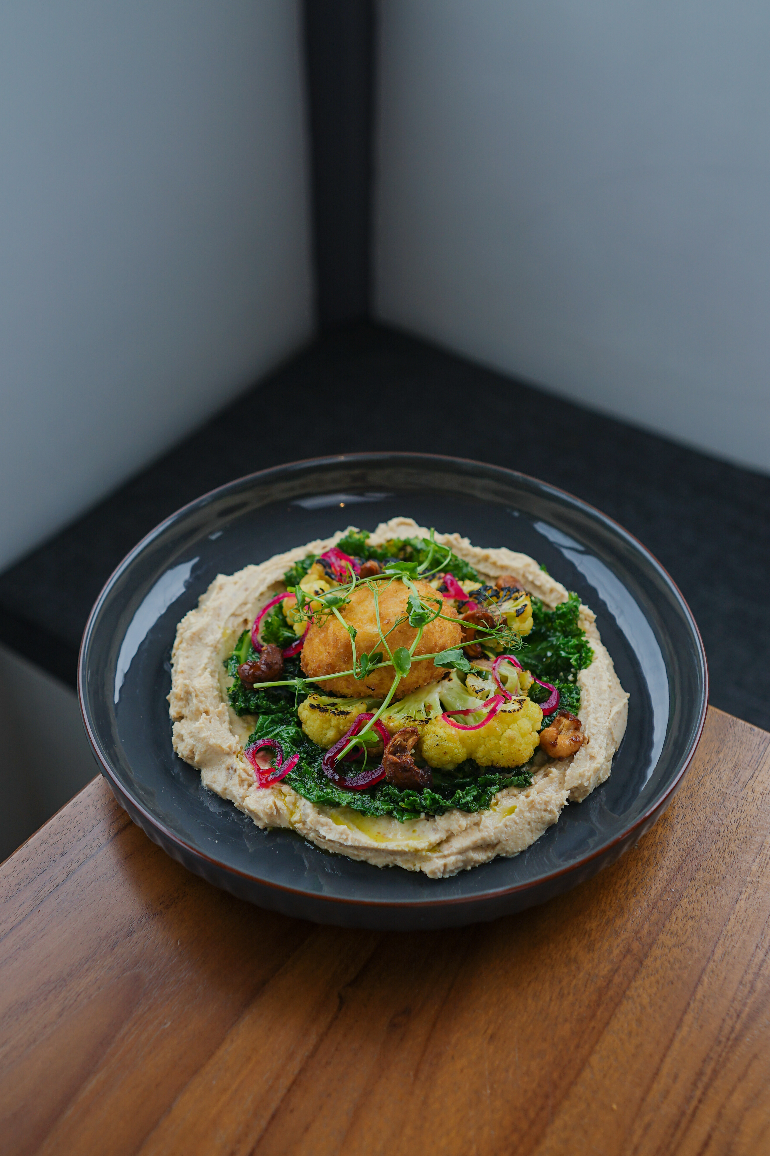 Cashew Cream Egg & Greens